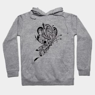 Butterfly Tattoo Lineart Hoodie